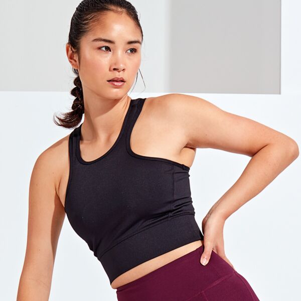 Performance sports mid-length bra (low impact) Thumbnail
