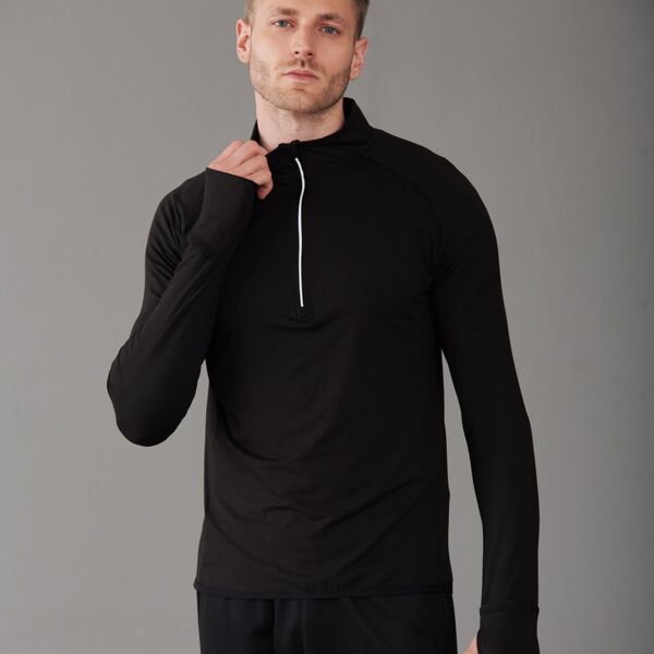 Long-sleeved ¼ zip top Thumbnail