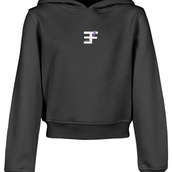 Girls cropped sweat hoodie (Childs) Thumbnail
