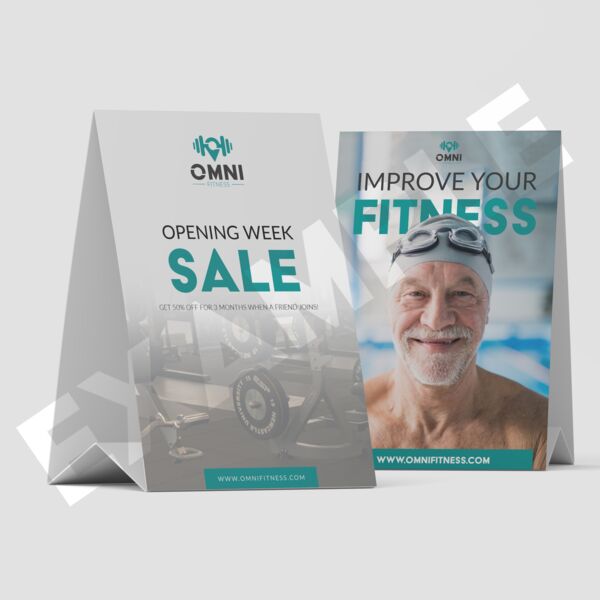 Tent Cards - A5 - Anti Bac Lamination Thumbnail