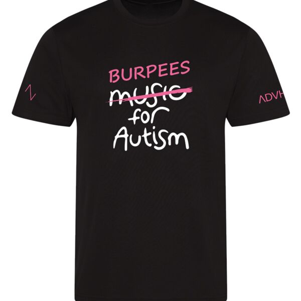 Burpees for Autism - Cool T-Shirt Thumbnail