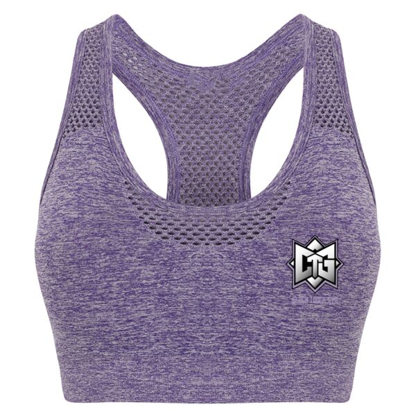 Ladies Seamless Sports Bra Thumbnail