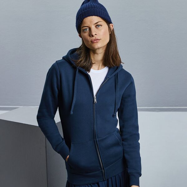 Women's authentic zipped hooded sweatshirt Thumbnail