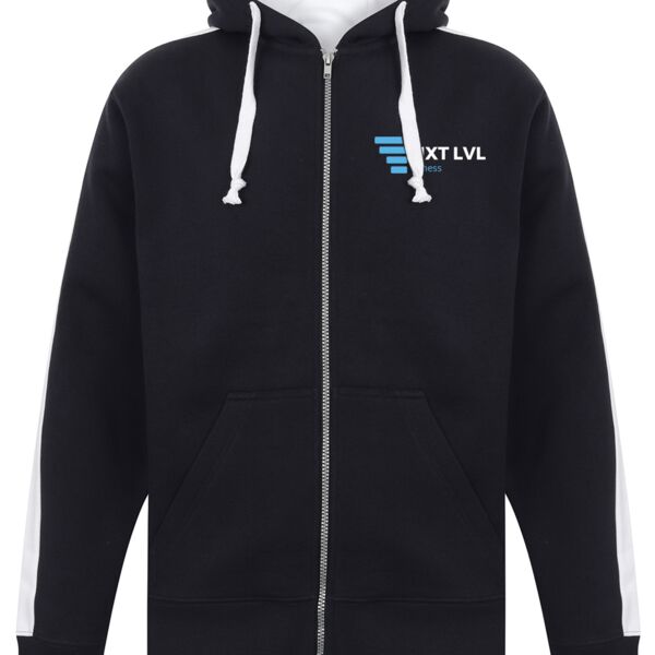 Contrast Zip Hooded Sweatshirt Thumbnail