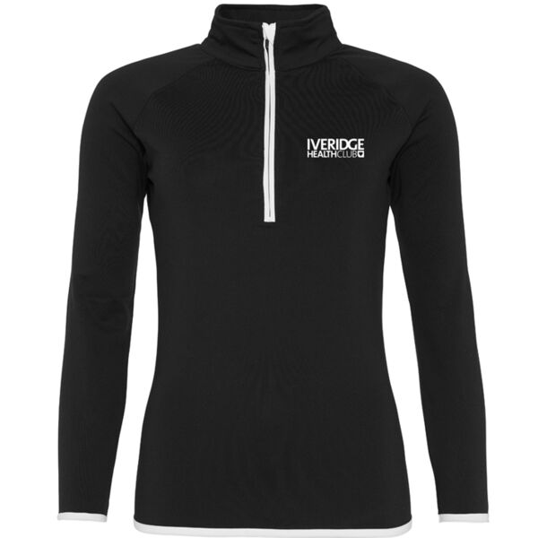 Girlie Half Zip Sweat Top Thumbnail