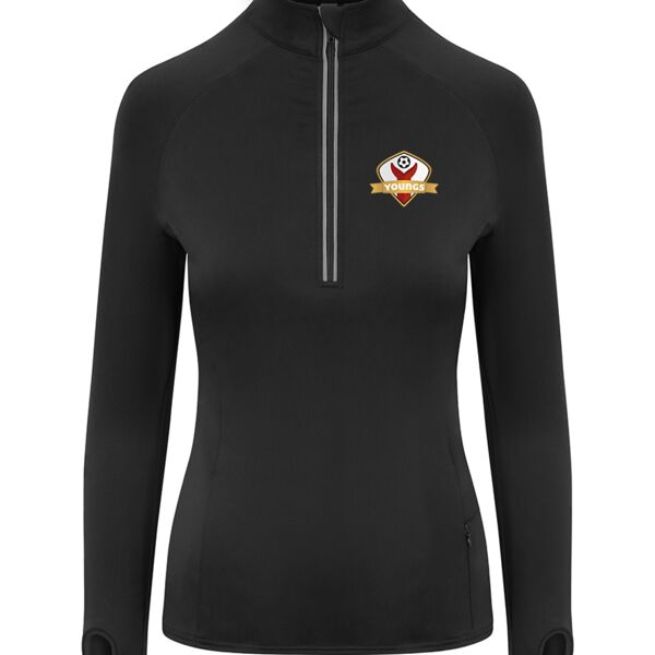 Cool-Flex Girlie Half Zip Top Thumbnail