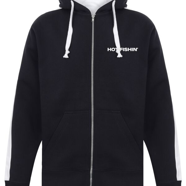 Contrast Zip Hooded Sweatshirt Thumbnail