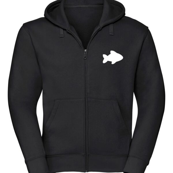 Authentic zipped hooded sweat Thumbnail