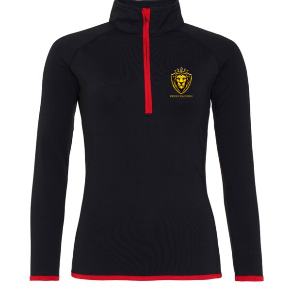 Girlie Half Zip Sweat Top Thumbnail