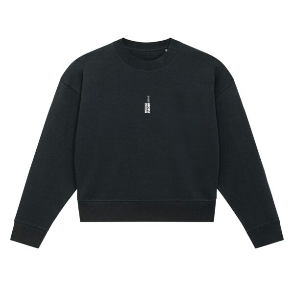 Women's Cropped Crew Neck Sweatshirt Thumbnail