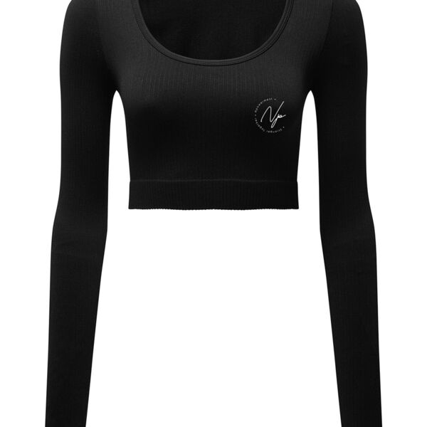 Women’s Ribbed Seamless '3D Fit' Crop Top Thumbnail