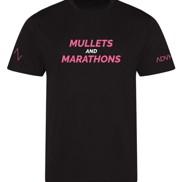 Mullets and Marathons - Cool T-Shirt Thumbnail