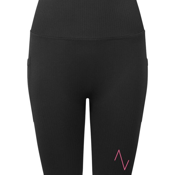 Women’s Ribbed Seamless '3D Fit' Cycle Shorts Thumbnail