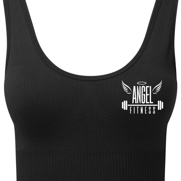 Ribbed Seamless 3D Fit Multi-Sport Bra Thumbnail