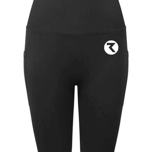 Women’s Ribbed Seamless '3D Fit' Cycle Shorts Thumbnail