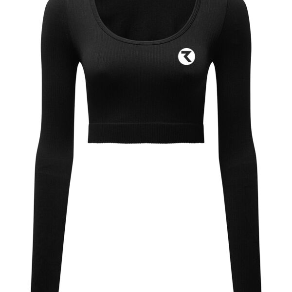 Women’s Ribbed Seamless '3D Fit' Crop Top Thumbnail