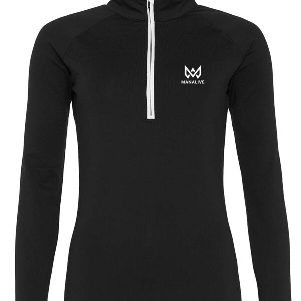 Girlie Half Zip Sweat Top Thumbnail