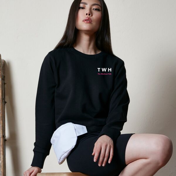 Women's Cropped Hooded Long Sleeve T-Shirt Thumbnail