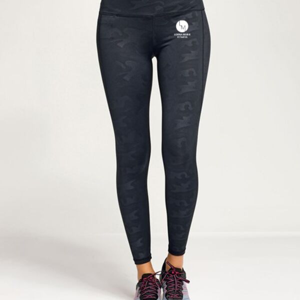 Women's performance camo leggings full-length Thumbnail