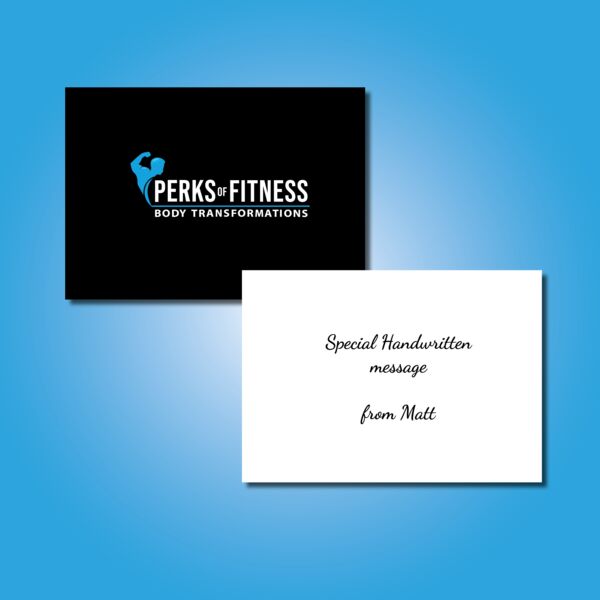 Perks of Fitness Compliment Card Thumbnail
