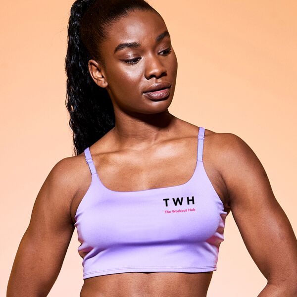 Women’s recycled tech sports bra Thumbnail