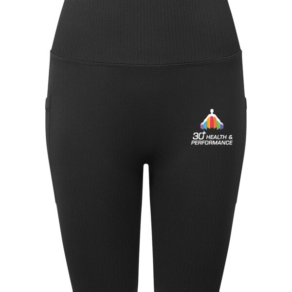 Women’s Ribbed Seamless '3D Fit' Cycle Shorts Thumbnail