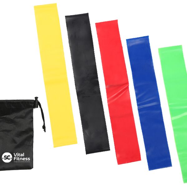 Latex Resistance Bands 5 pc Thumbnail