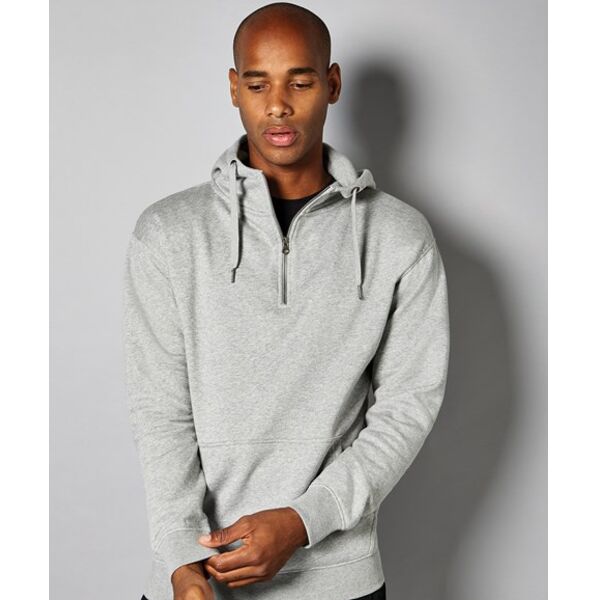 Regular fit 1/4 zip hoodie Thumbnail