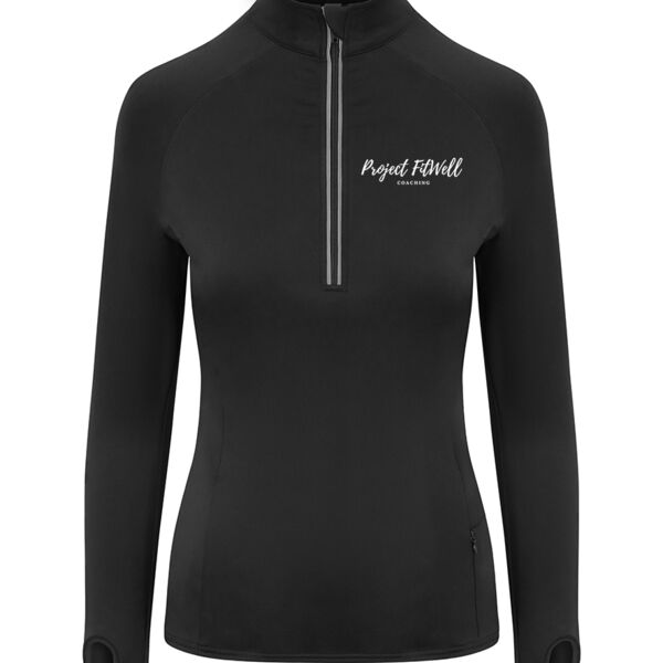 Cool-Flex Girlie Half Zip Top Thumbnail