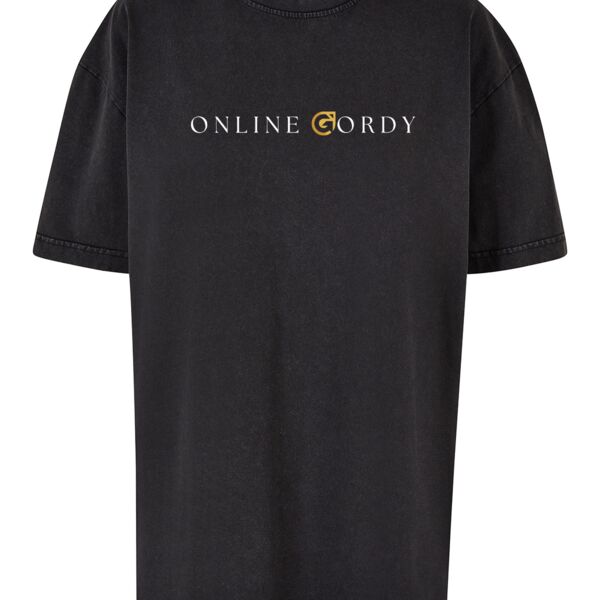 Women’s oversized acid wash tee Thumbnail