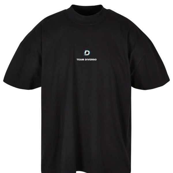 Oversized mock neck tee Thumbnail