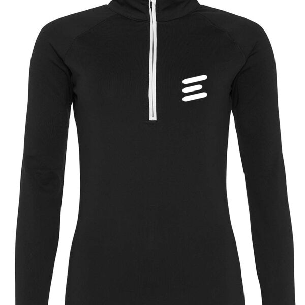 Girlie Half Zip Sweat Top Thumbnail