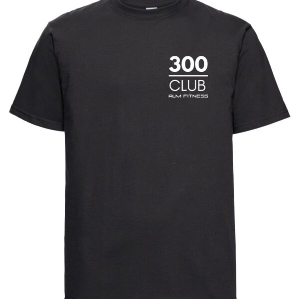 300 Club Classic Unisex Heavyweight Combed Cotton T-Shirt Thumbnail