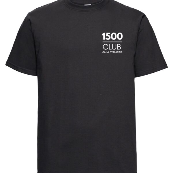 1500 Club Classic Unisex Heavyweight Combed Cotton T-Shirt Thumbnail