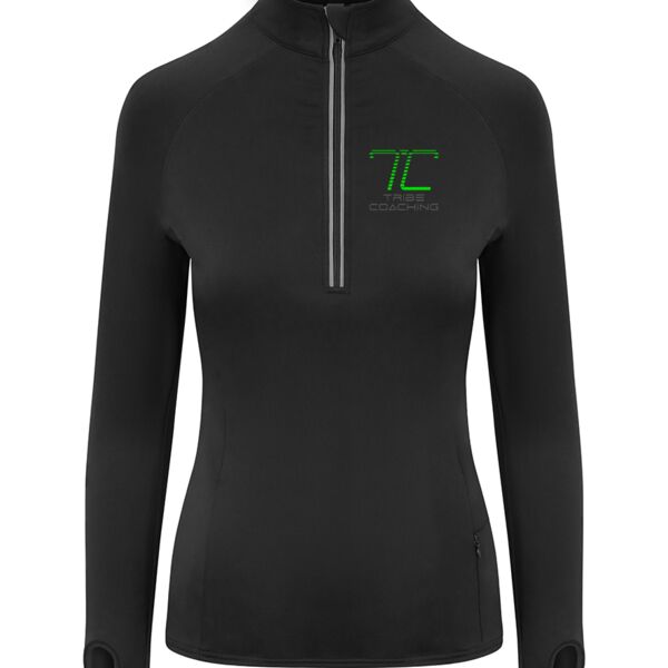 Cool-Flex Girlie Half Zip Top Thumbnail