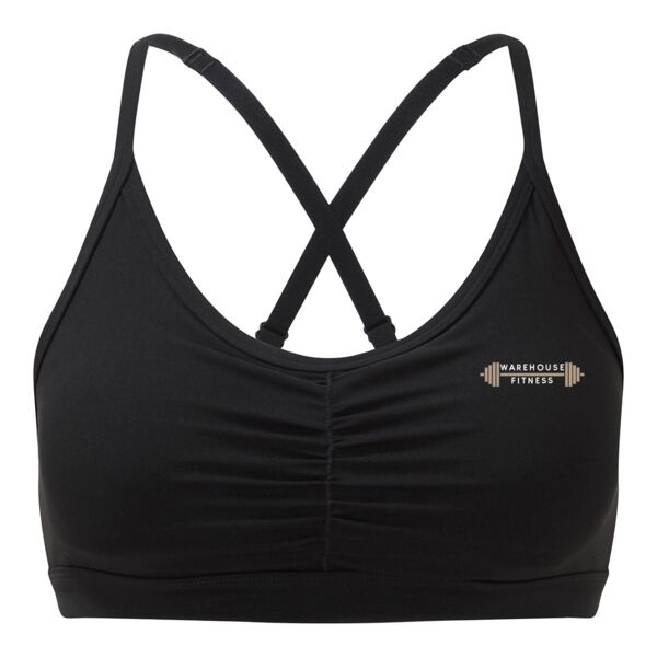 Women's Ruched Sports Bra Thumbnail