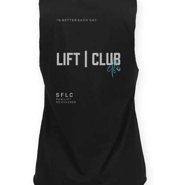 Lift Club Blue Ladies High Neck Vest Thumbnail