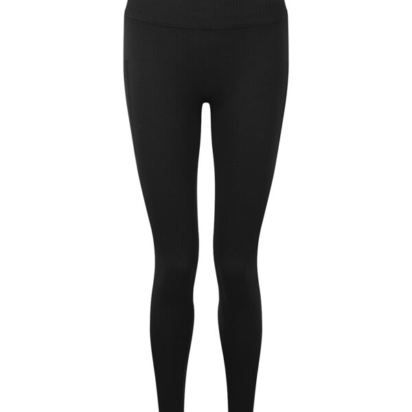 Women's ribbed seamless 3D fit multi-sport leggings Thumbnail