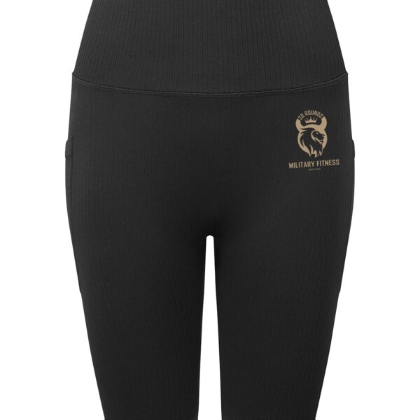 Women’s Ribbed Seamless '3D Fit' Cycle Shorts Thumbnail