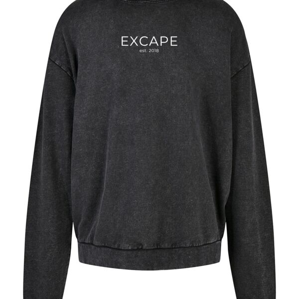 Acid washed oversize hoodie Thumbnail