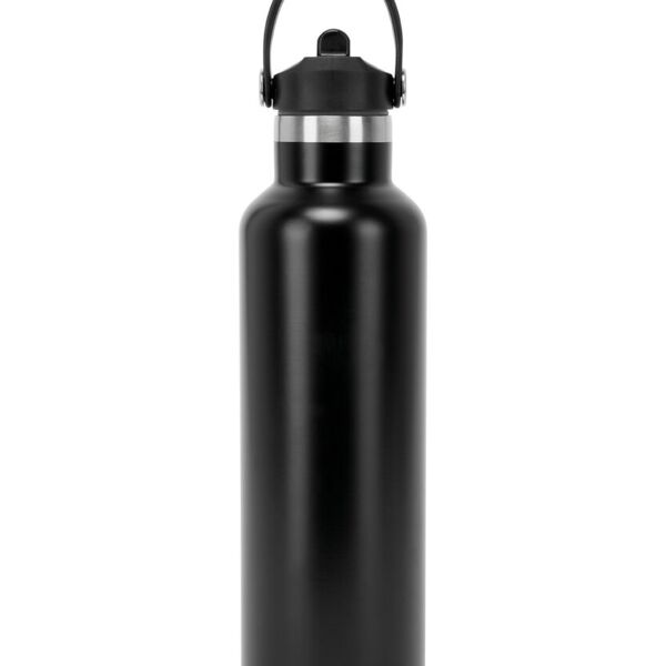 Vacuum sports water bottle with flip-up straw Thumbnail