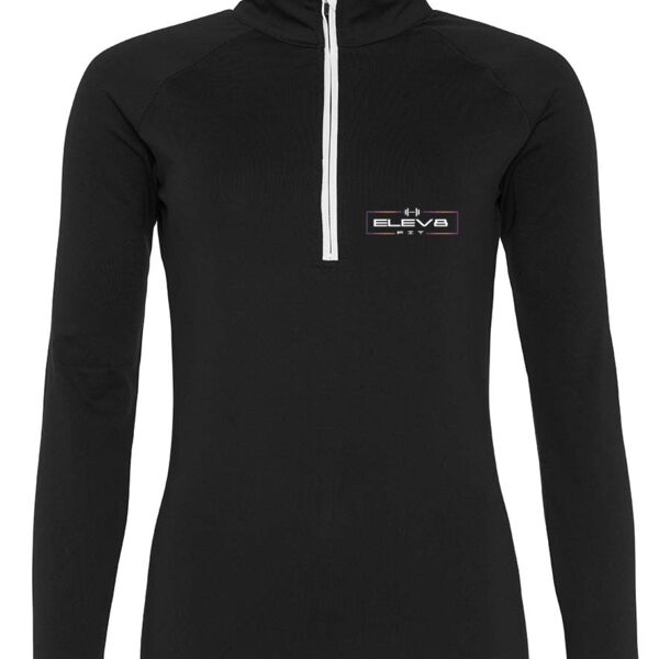 Girlie Half Zip Sweat Top Thumbnail