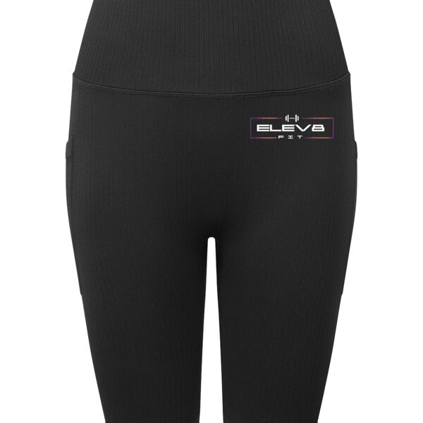 Women’s Ribbed Seamless '3D Fit' Cycle Shorts Thumbnail