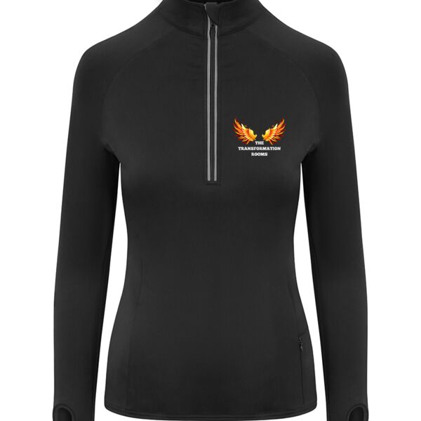 Cool-Flex Girlie Half Zip Top Thumbnail