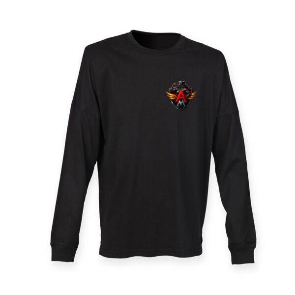 Unisex drop shoulder slogan top Thumbnail