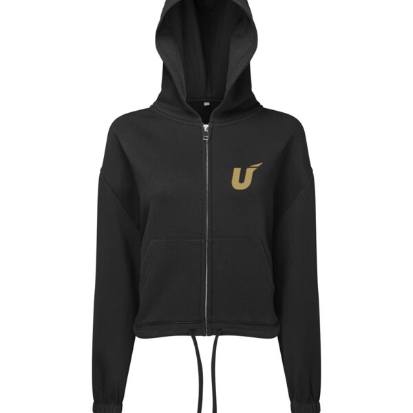 Women’s TriDri® recycled drawstring full-zip hoodie Thumbnail