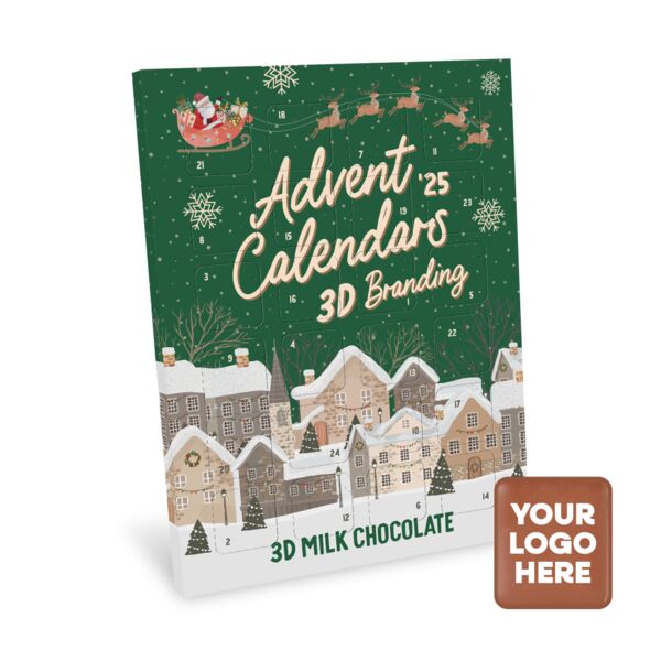 Maxi Advent Calendar - Milk Chocolate³ - 3D Branding Thumbnail