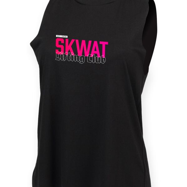 Lifting club Ladies High Neck Vest Thumbnail