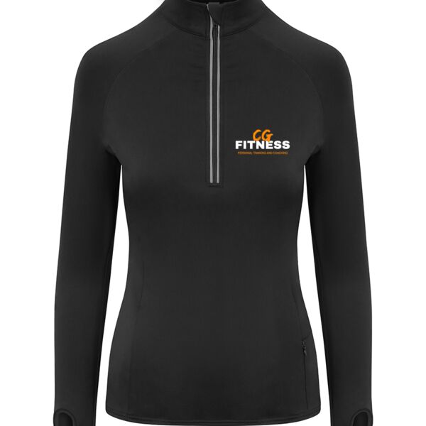 Cool-Flex Girlie Half Zip Top Thumbnail