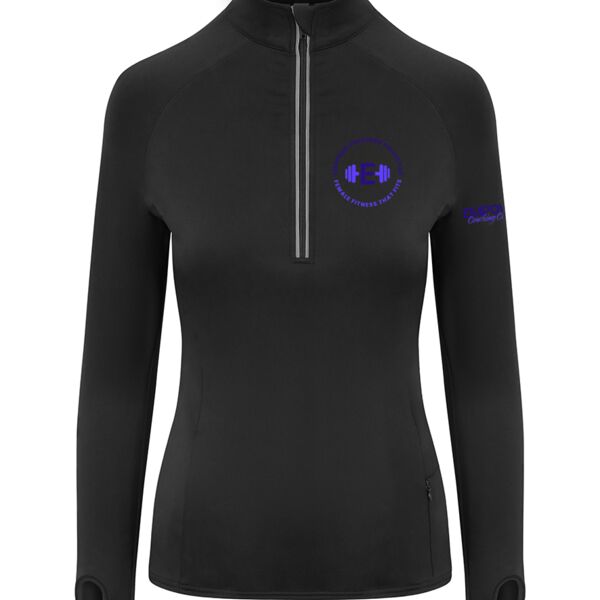 Cool-Flex Girlie Half Zip Top Thumbnail